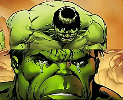 Sad hulk meme