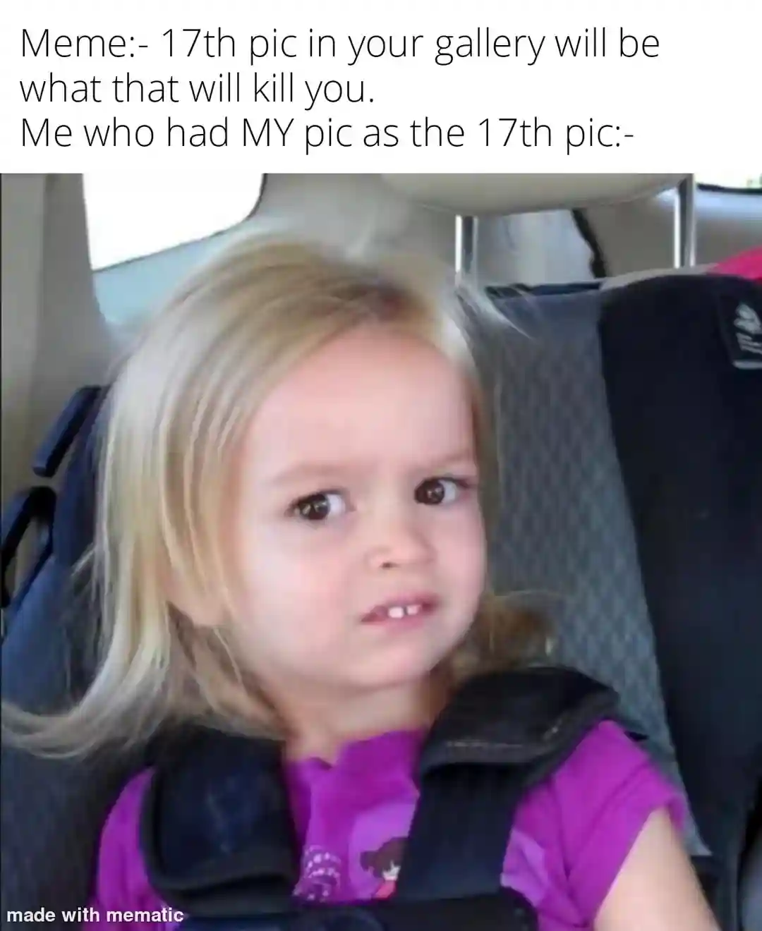 Side eyeing chloe meme seeing 17th gallery pic