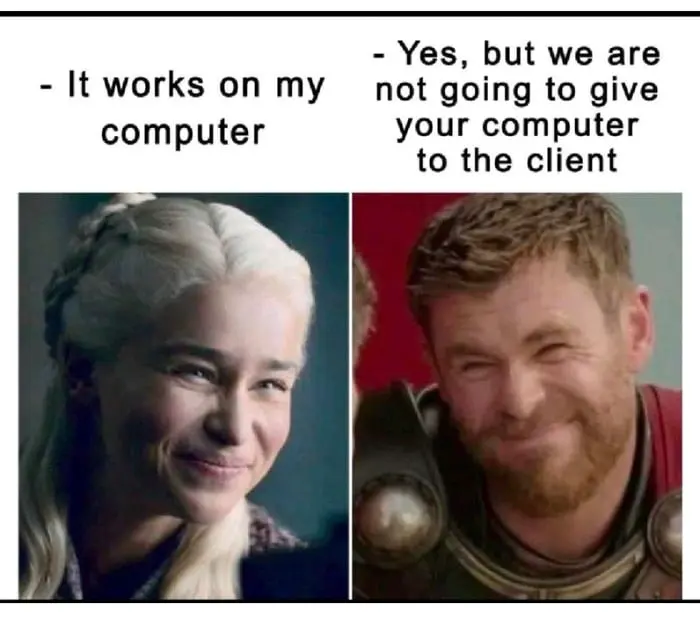 Smiling daenerys meme fake smile dev job
