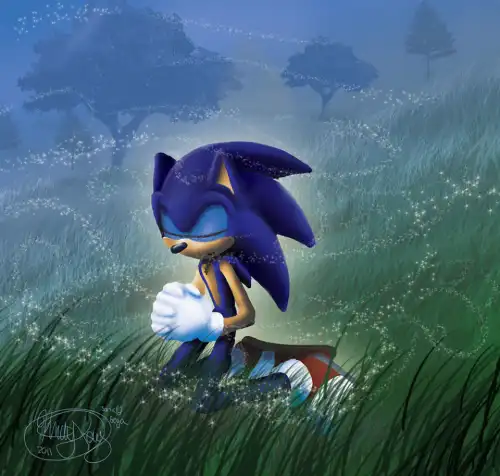 Sonic praying meme template