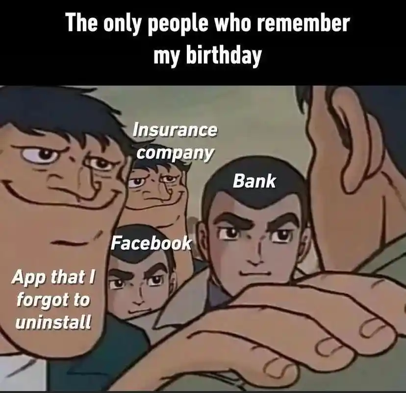 Birthday reminder meme funny lonely vibe