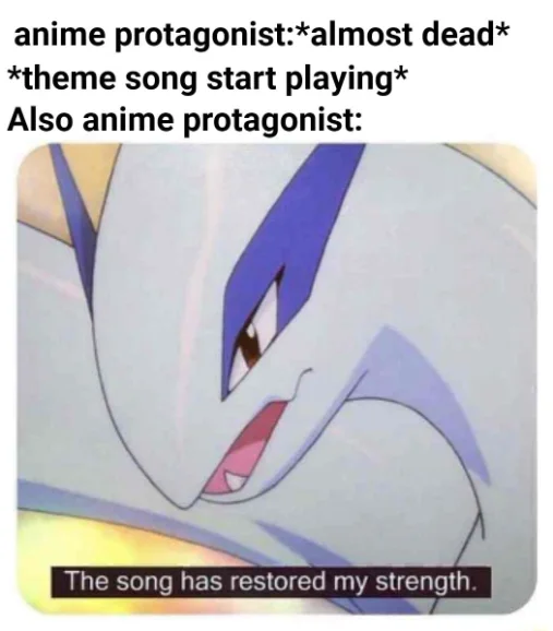Anime Protagonist meme revives on theme song