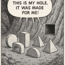 Shapes meme claim square hole made for them