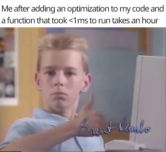 Thumbs up kid meme approving messed up code