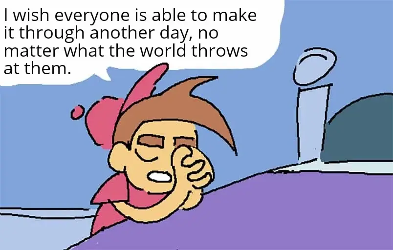 Timmy turner praying meme wishing everyone gets through tough days