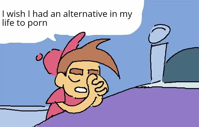 Timmy turner praying meme wishing for non-porn life