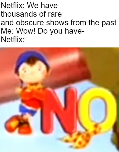 Netflix no meme says no to your show request