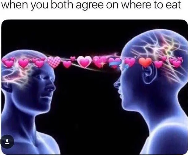 Agree On Eat Spot meme mind link happy vibe