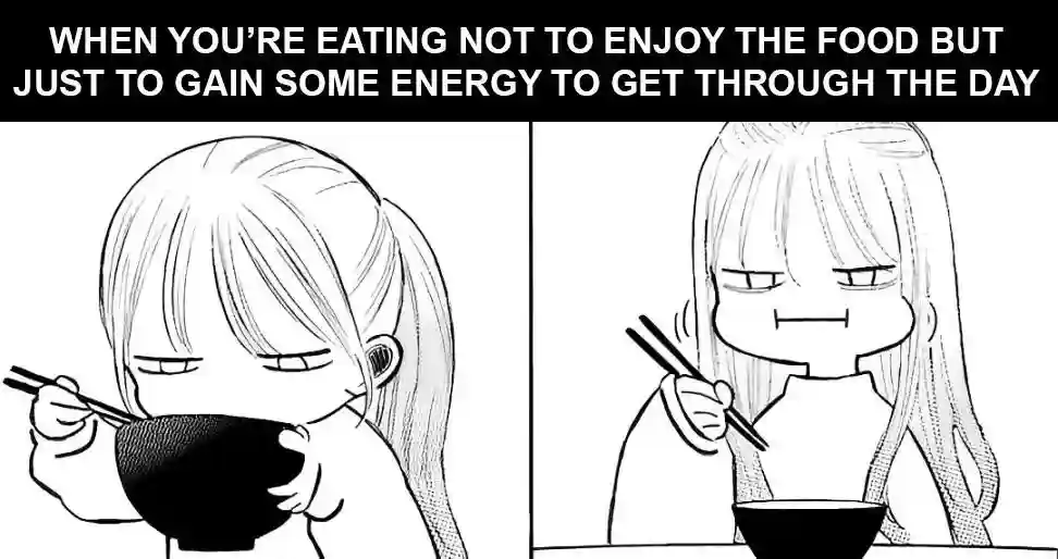 Energy eating meme tiredly surviving day