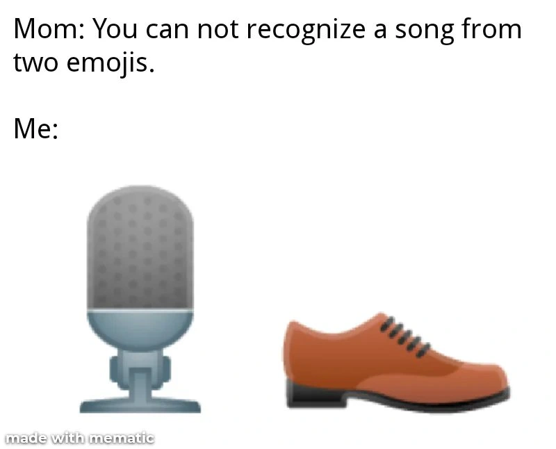 Emoji song guessing meme prove mom wrong