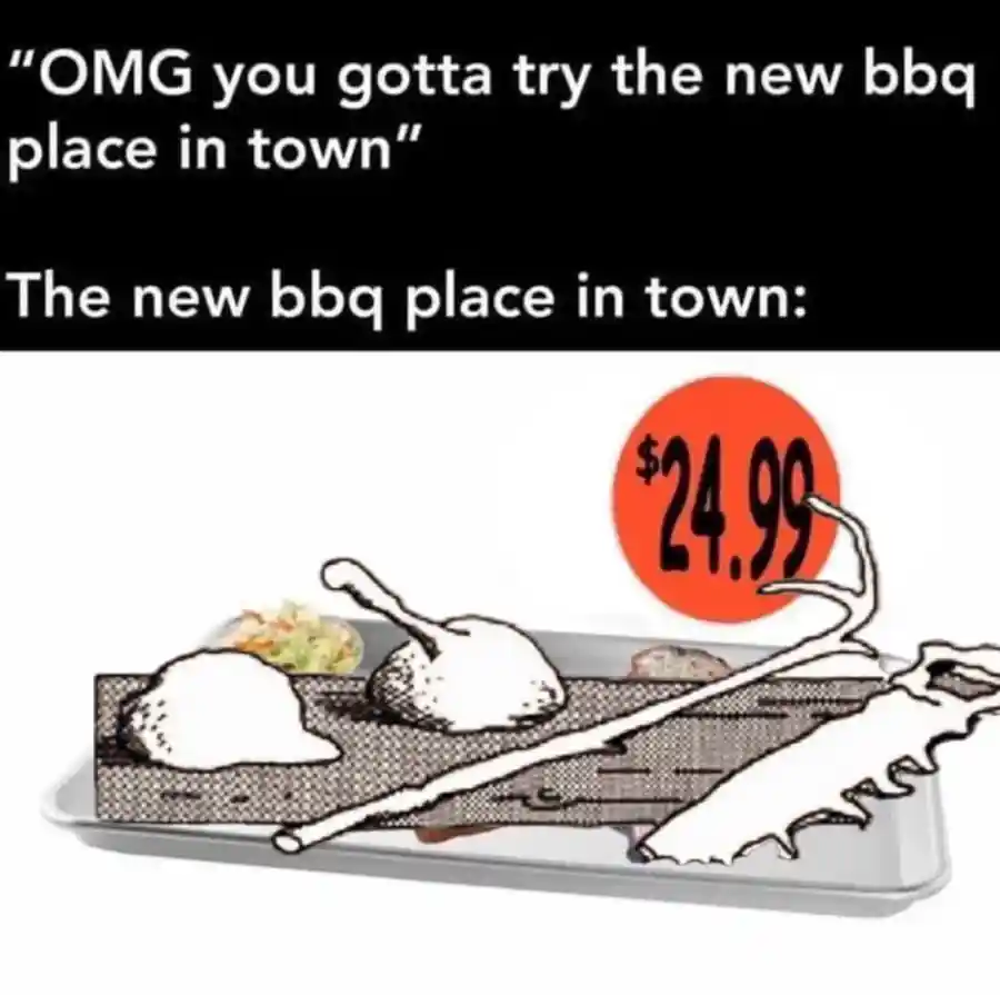 New BBQ meme charges 24.99 for tiny bits