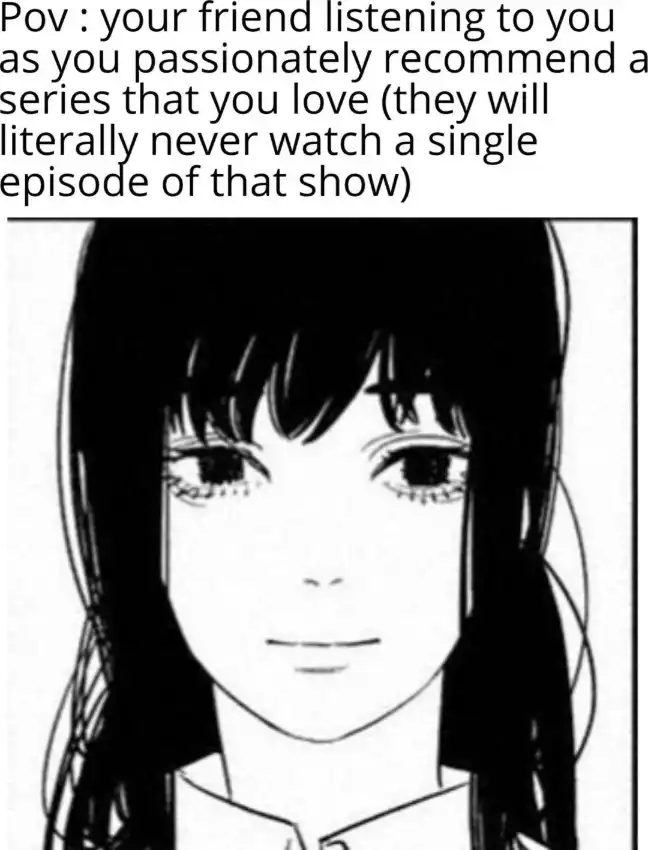 Friend show rec meme never watches it